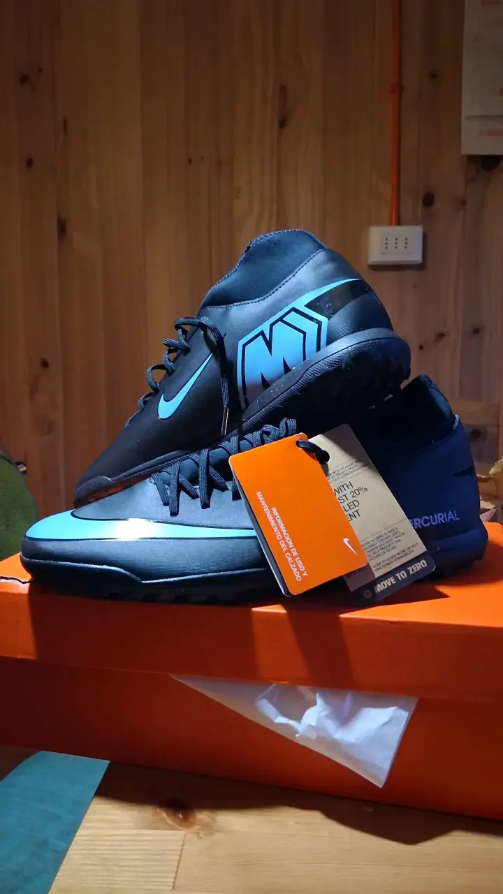 Zapatillas de fútbol Nike Superfly 9 Club TF negras - 1