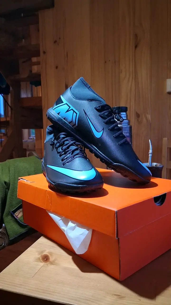 Zapatillas de fútbol Nike Superfly 9 Club TF negras - 3