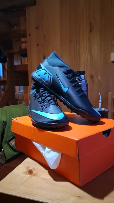 Zapatillas de fútbol Nike Superfly 9 Club TF negras - miniatura 3