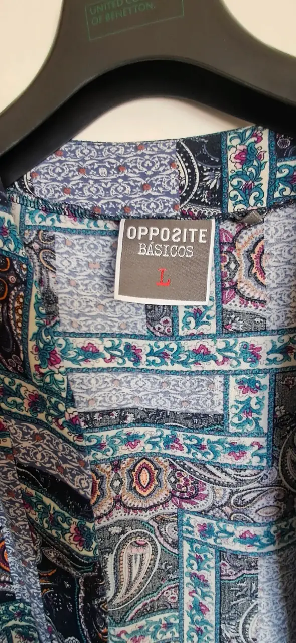 Blusa estampada Opposite talla L - 3