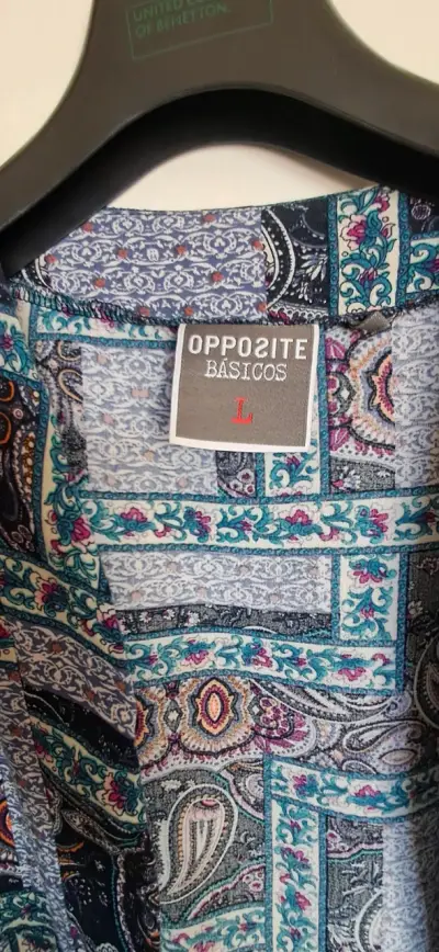 Blusa estampada Opposite talla L - miniatura 3