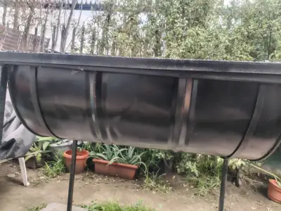 Parrilla de tambor metálica para asados - miniatura 3