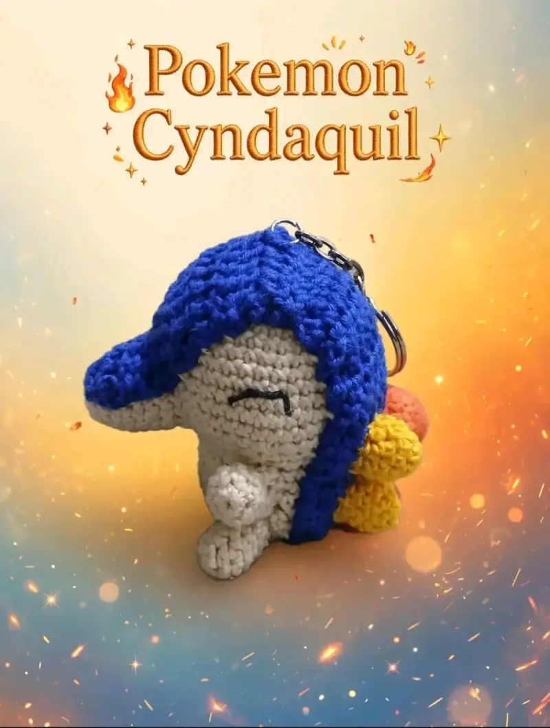 Amigurumi Pokémon Sylveon y Cyndaquil hechos a mano - 2
