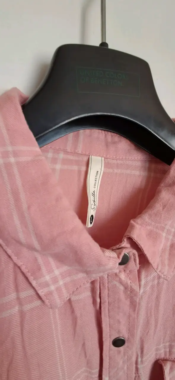 Camisa rosada de cuadros Sybilla L - 2
