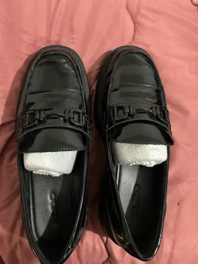 Mocasines de charol negro para mujer Aldo - miniatura 1