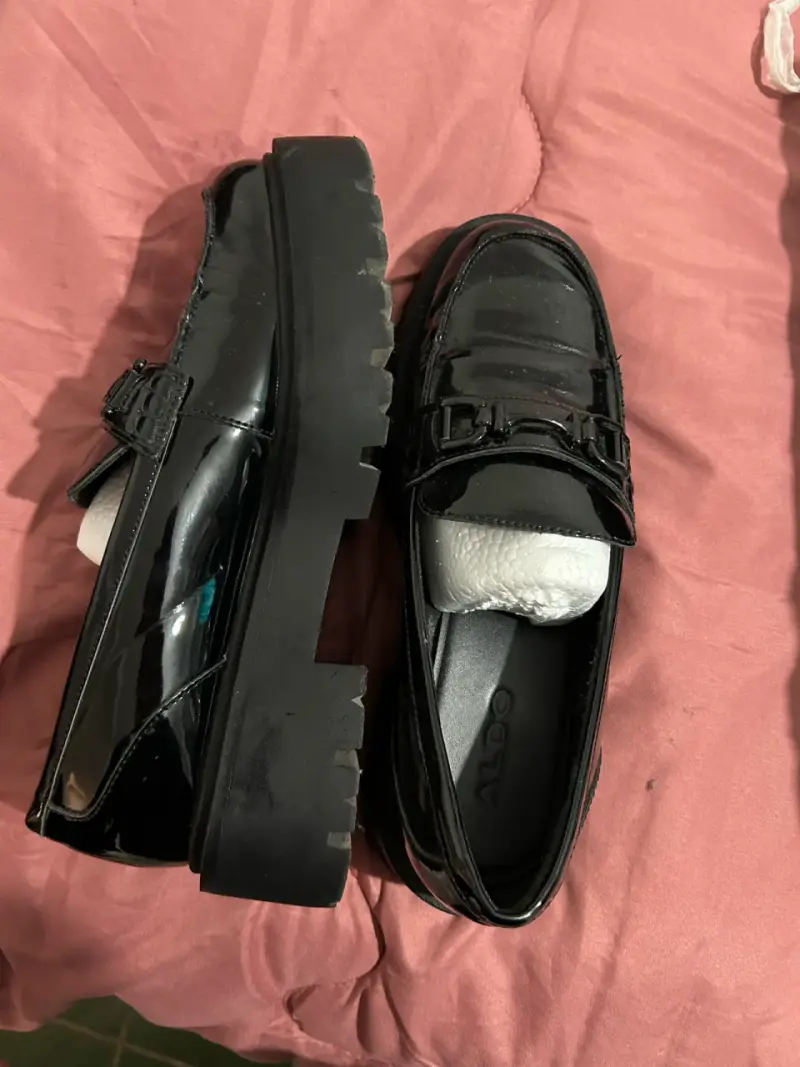 Mocasines de charol negro para mujer Aldo - 2