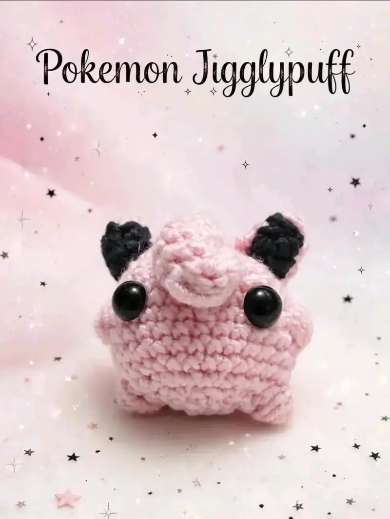 Muñeco de crochet de Pokémon Jigglypuff - 2
