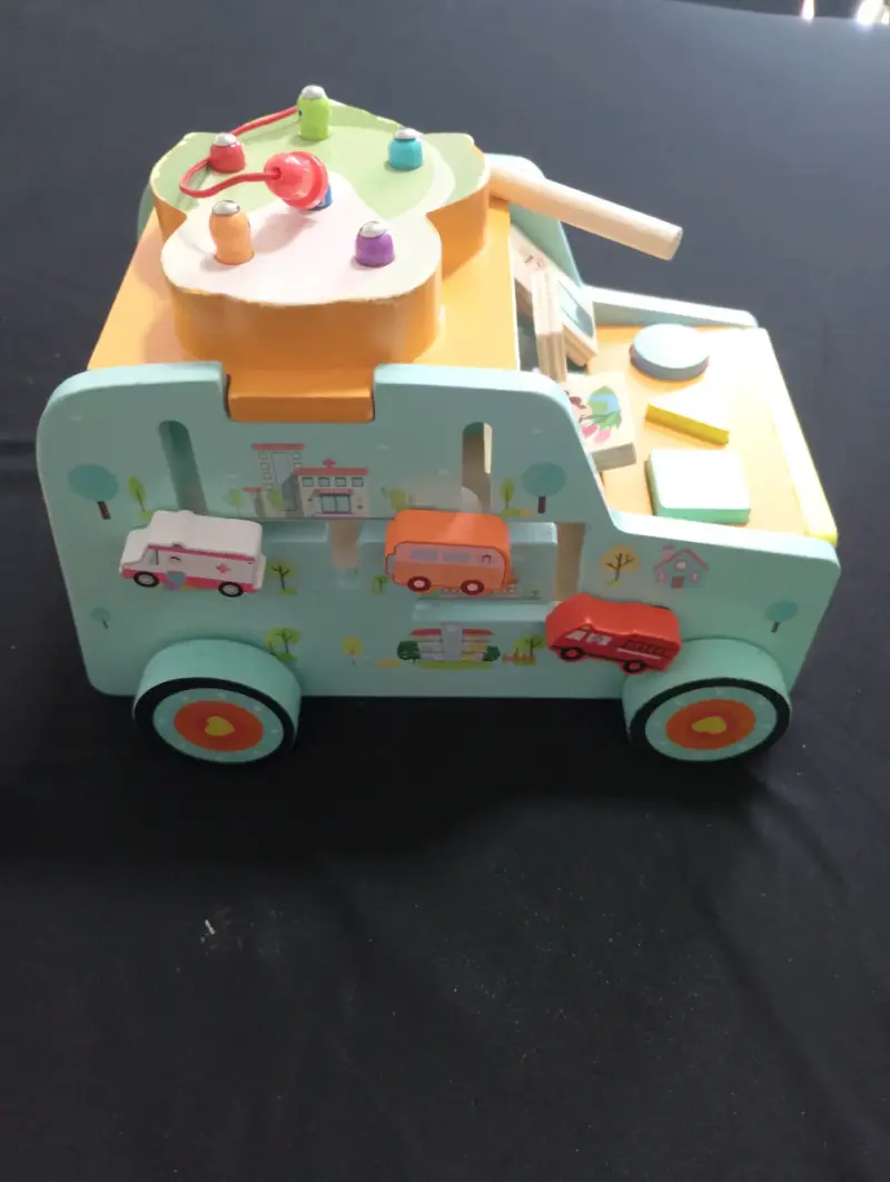 Camión de madera educativo para niños - 3