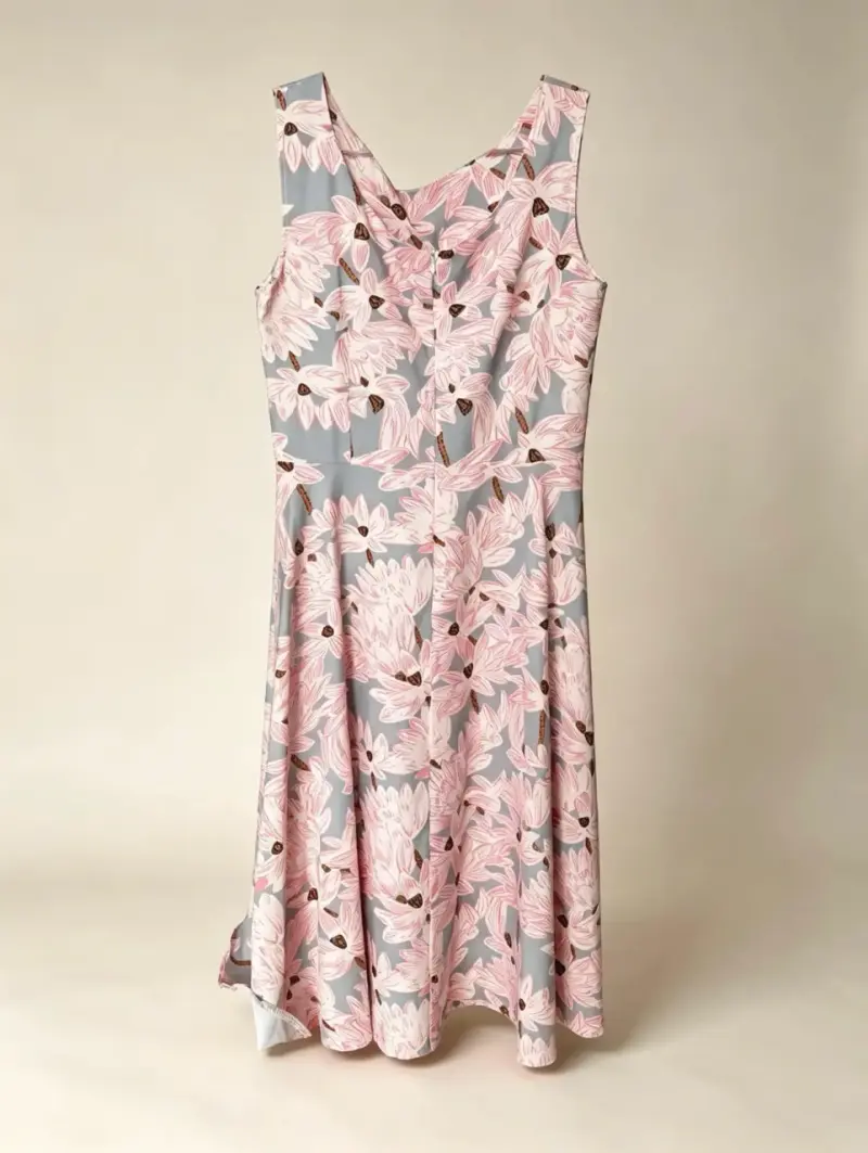 Vestido floral sin mangas para mujer talla S - 2