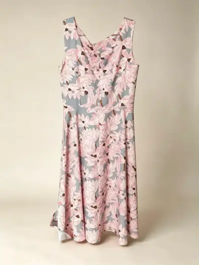 Vestido floral sin mangas para mujer talla S - miniatura 2