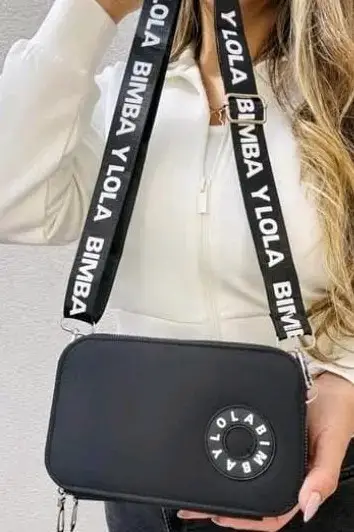 Bolso cruzado negro Estilo  Bimba y Lola - miniatura 1