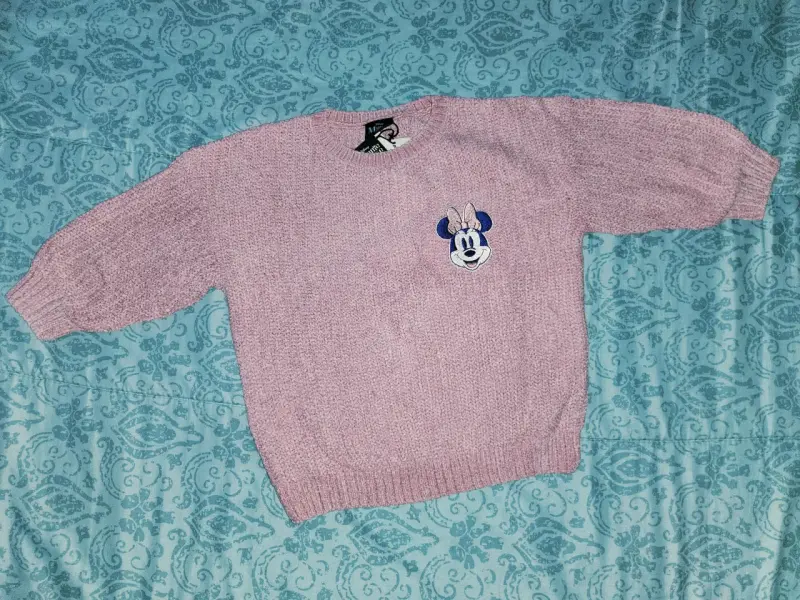 Suéter infantil Minnie Mouse