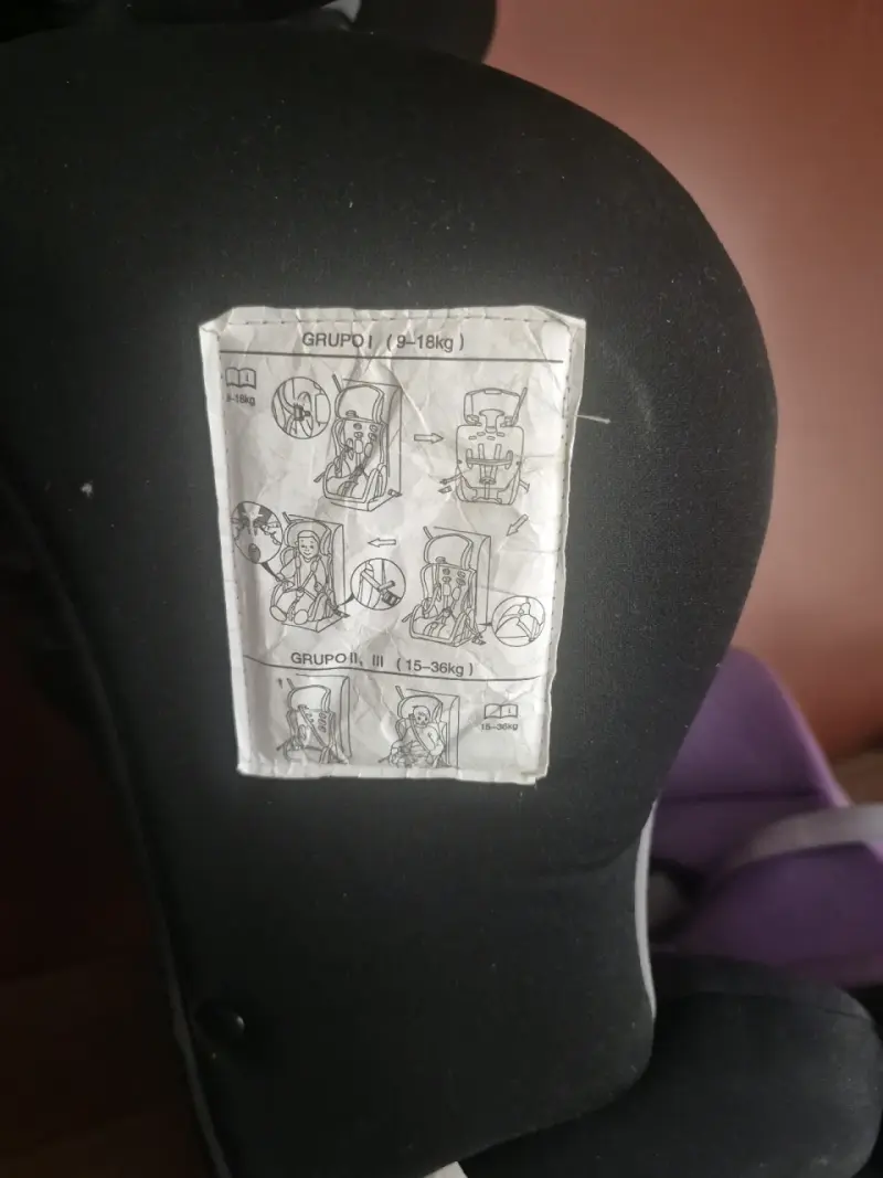 Silla de auto para niños Infanti morada - 2
