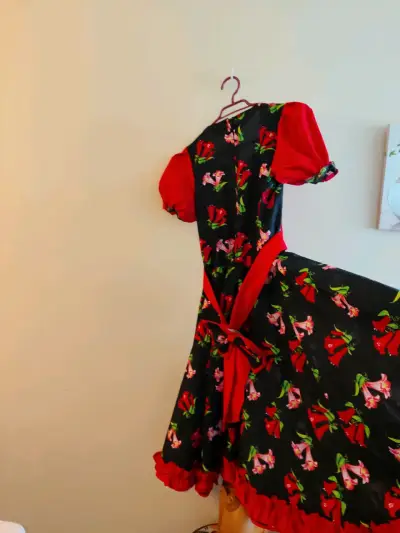 Vestido tradicional chileno  talla S - miniatura 1