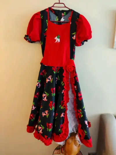 Vestido tradicional chileno  talla S - miniatura 3