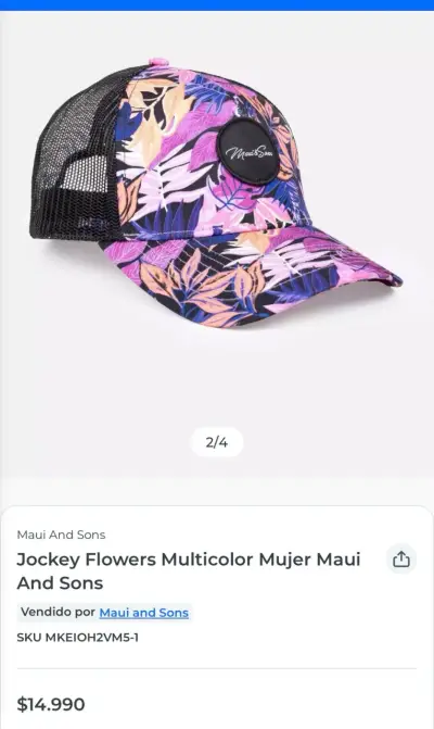 Gorra Trucker Floral Maui & Sons - miniatura 6