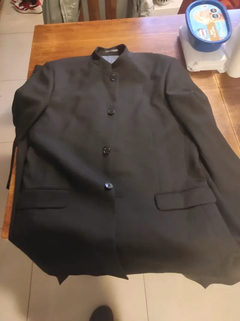 Traje negro elegante para hombre talla 54 - 1