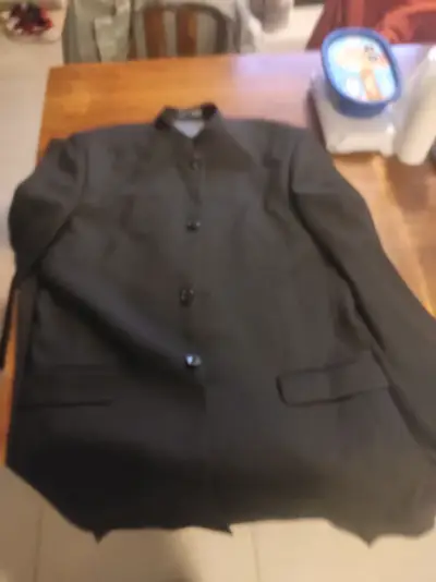 Traje negro elegante para hombre talla 54 - miniatura 2