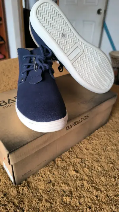 Zapatillas casuales azul marino Barbados - miniatura 1