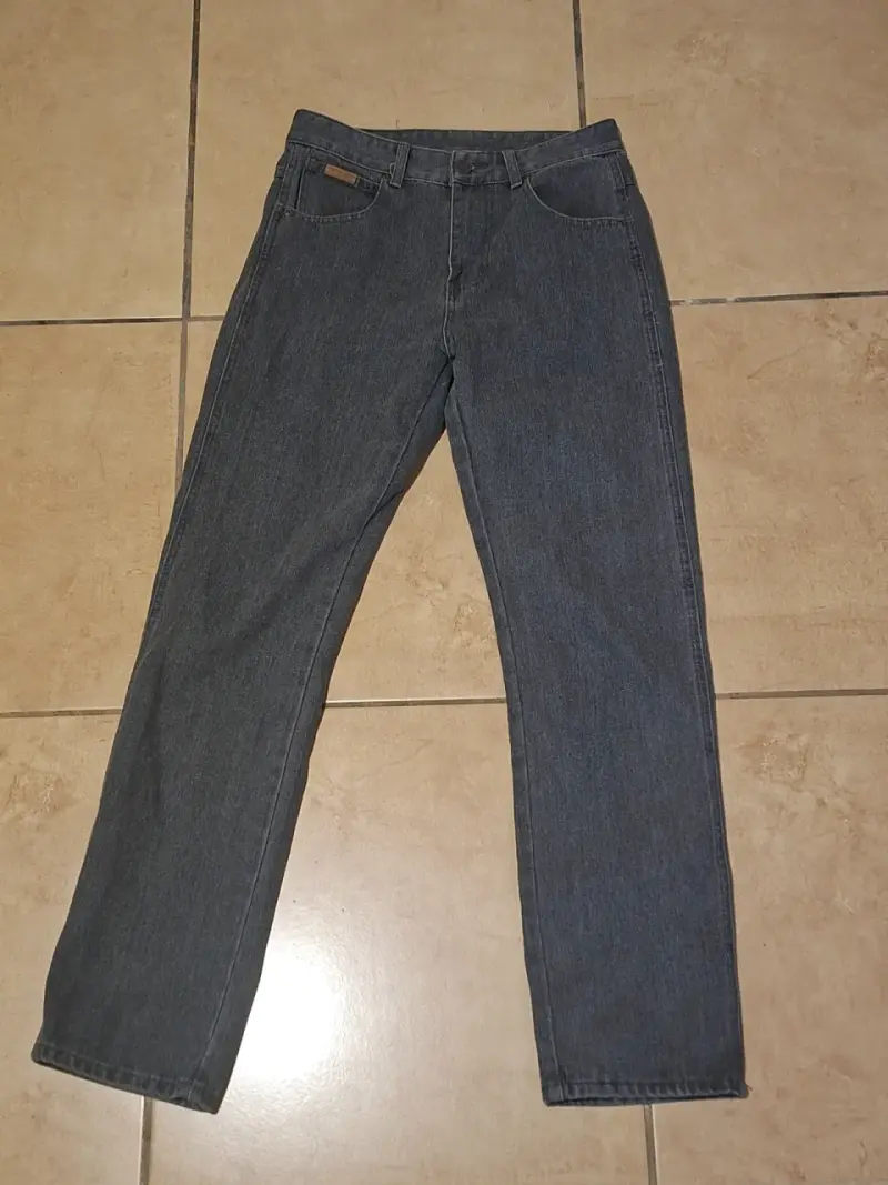 Jeans de mezclilla gris - 1