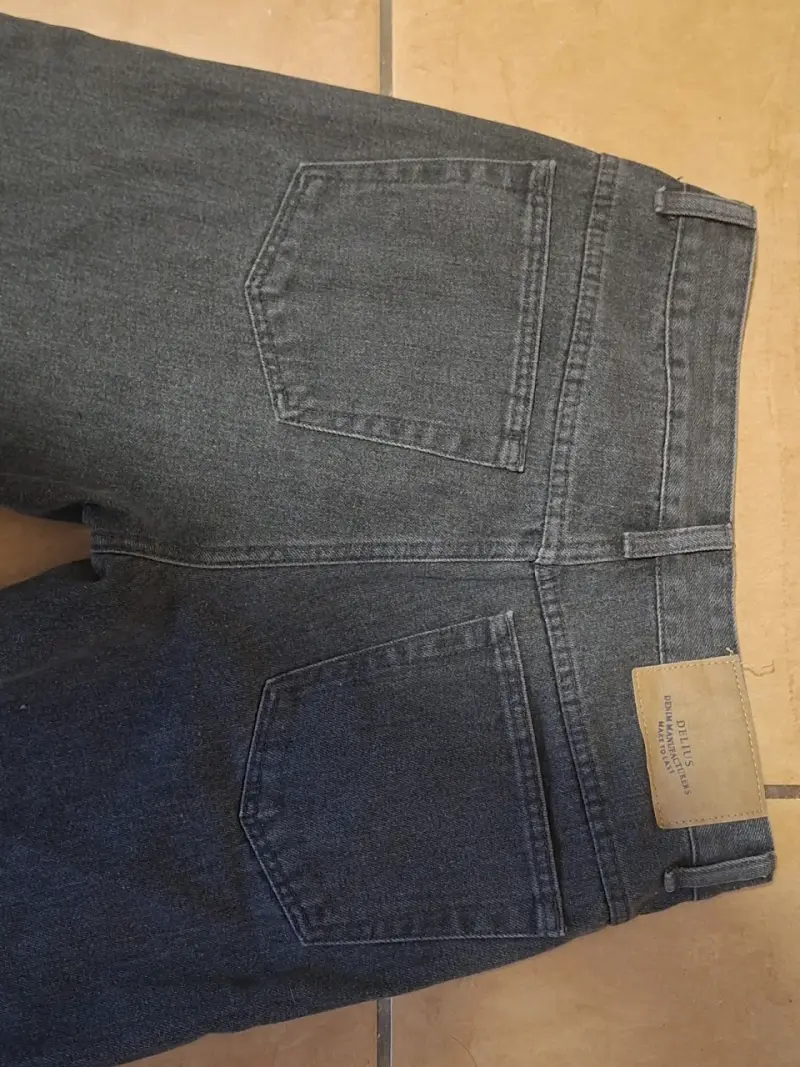 Jeans de mezclilla gris - 3