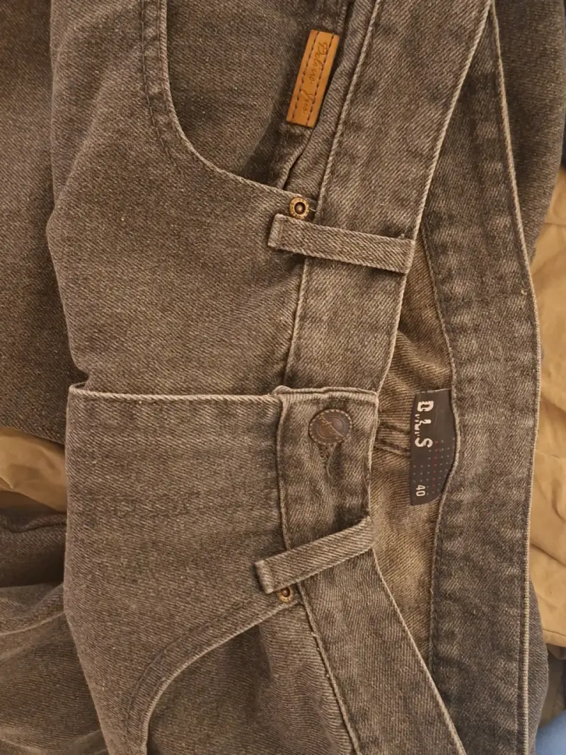 Jeans de mezclilla gris - 5