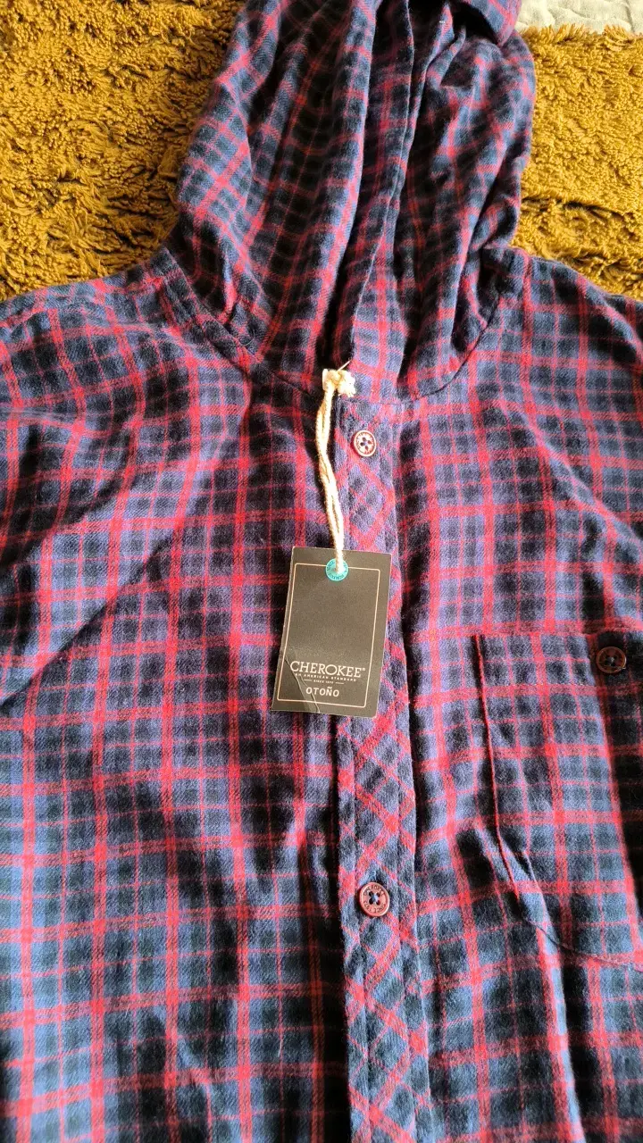Camisa a cuadros con capucha Cherokee - 2
