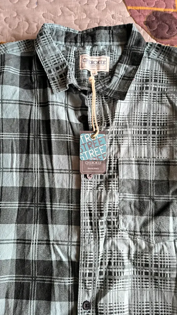 Camisa a cuadros Cherokee para hombre - 2