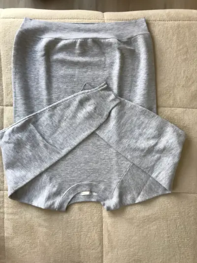 Polerón gris unisex de algodón - miniatura 2