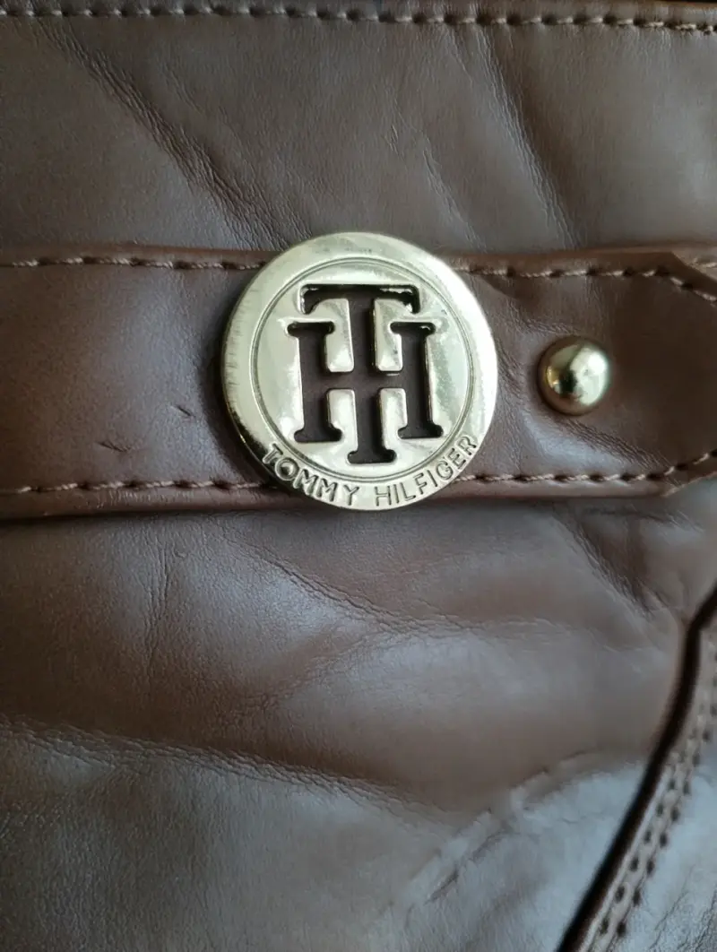 Botines de cuero marrón Tommy Hilfiger con tacón alto - 3
