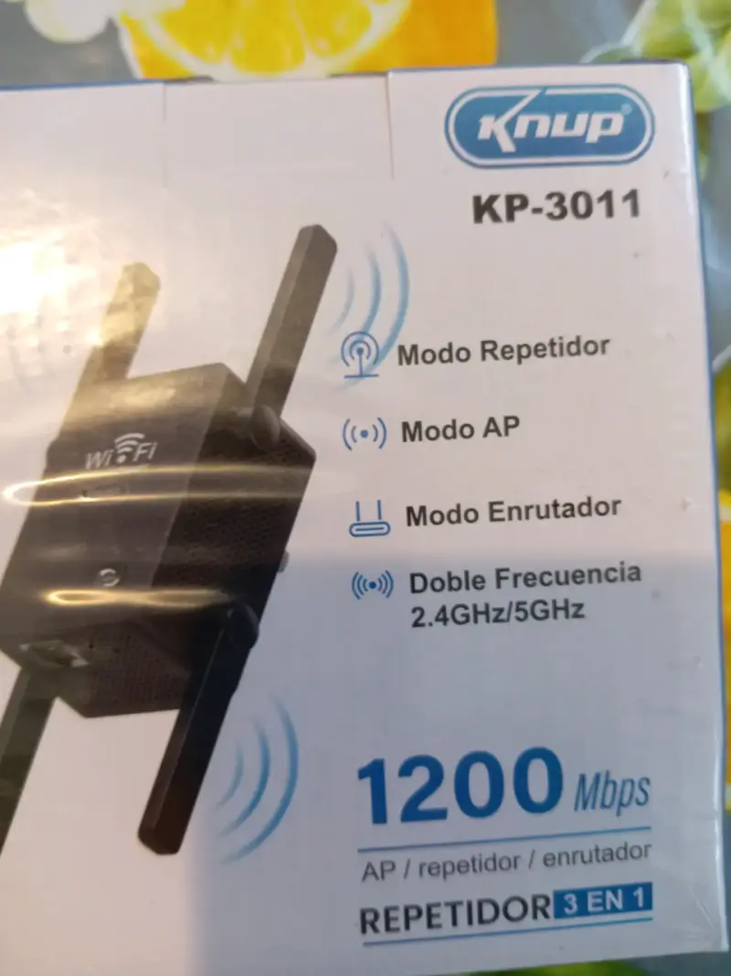 Repetidor WiFi Knup KP-3011 1200Mbps - 1