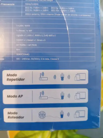 Repetidor WiFi Knup KP-3011 1200Mbps - miniatura 2