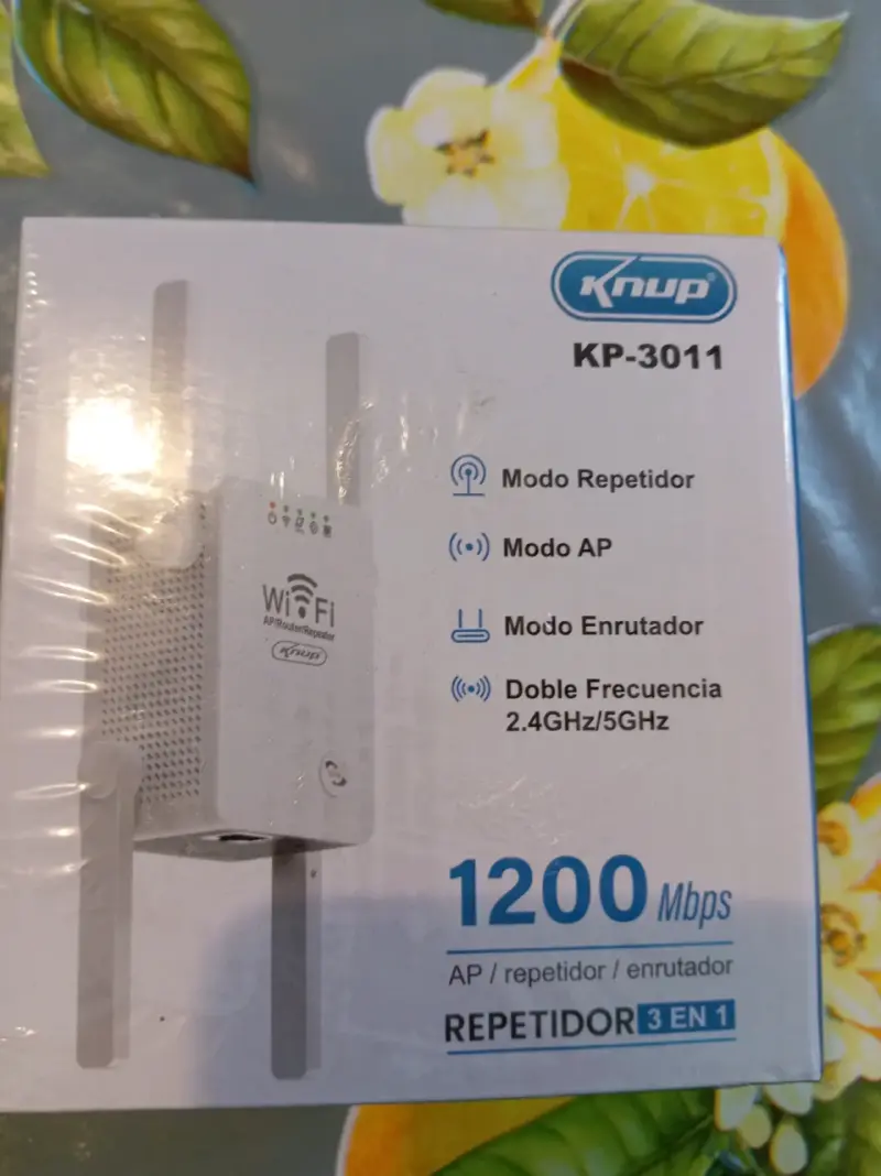 Repetidor WiFi Knup KP-3011 1200Mbps - 3