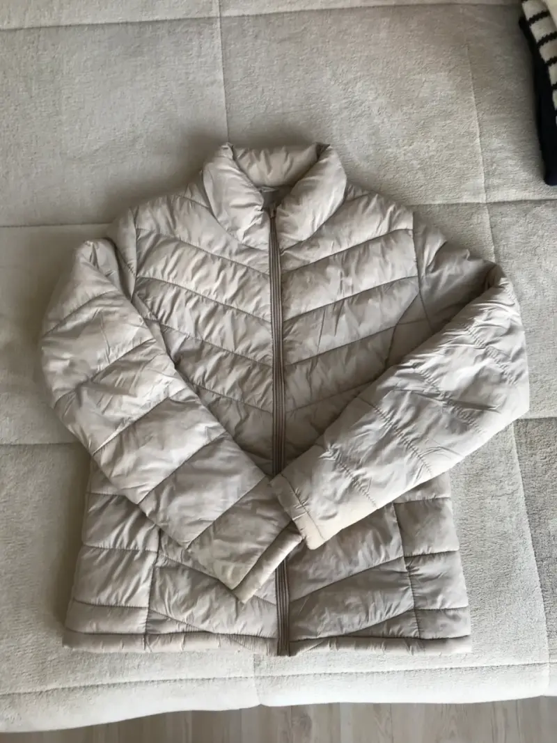 Chaqueta acolchada beige Boulevard Basic XS - 2