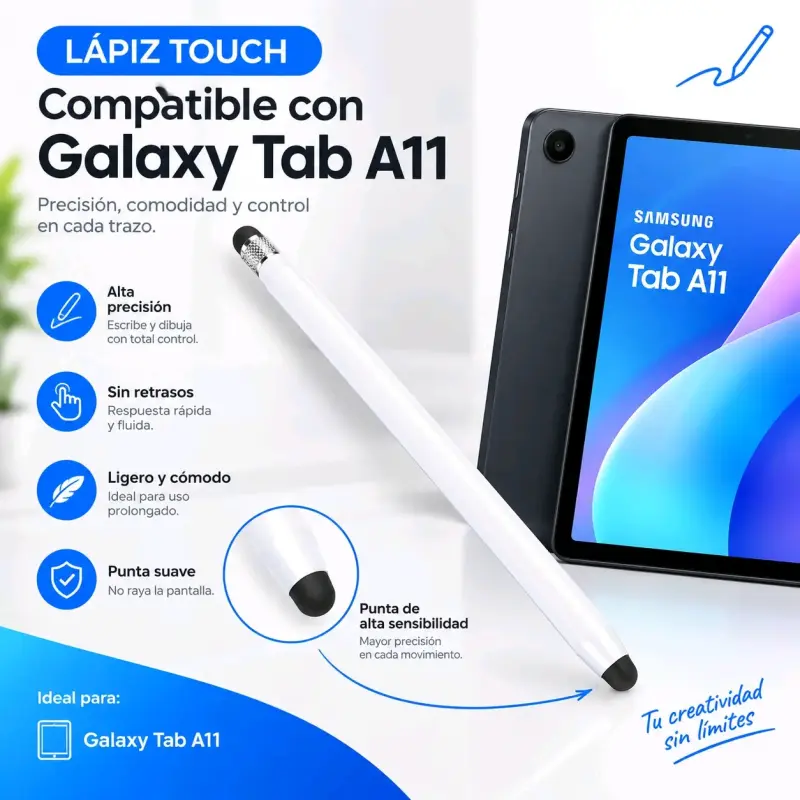 Lápiz Touch Compatible con Galaxy Tab A11 - 1