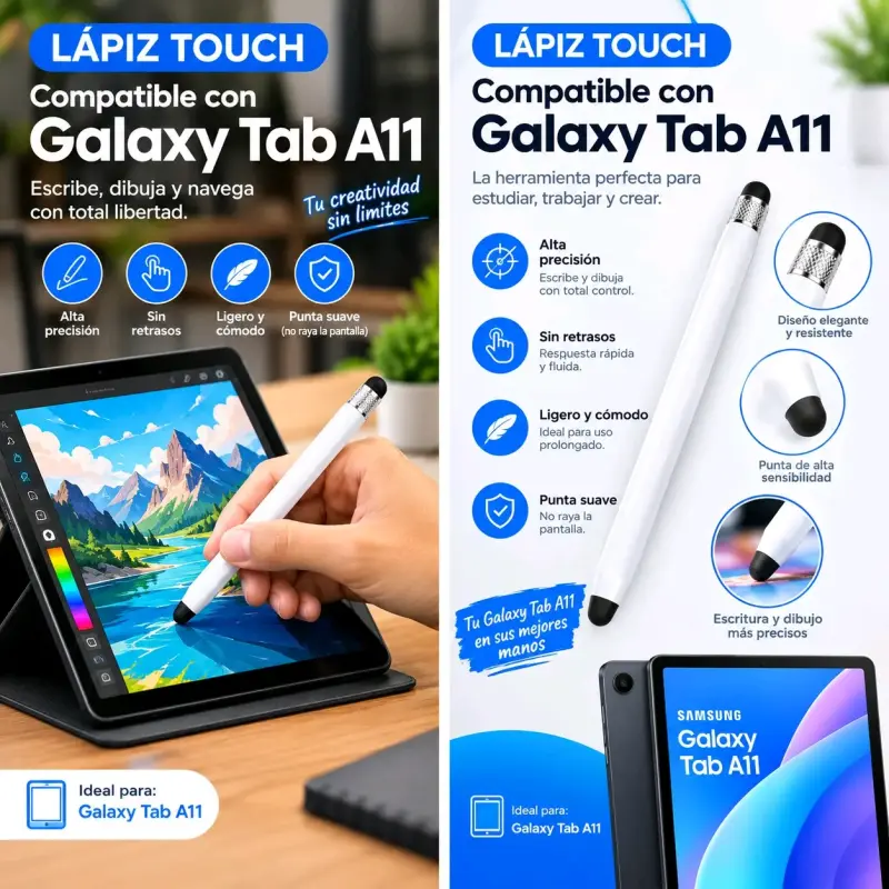 Lápiz Touch Compatible con Galaxy Tab A11 - 2