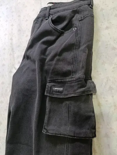 Pantalones cargo negros Americanino Nuevos - miniatura 3