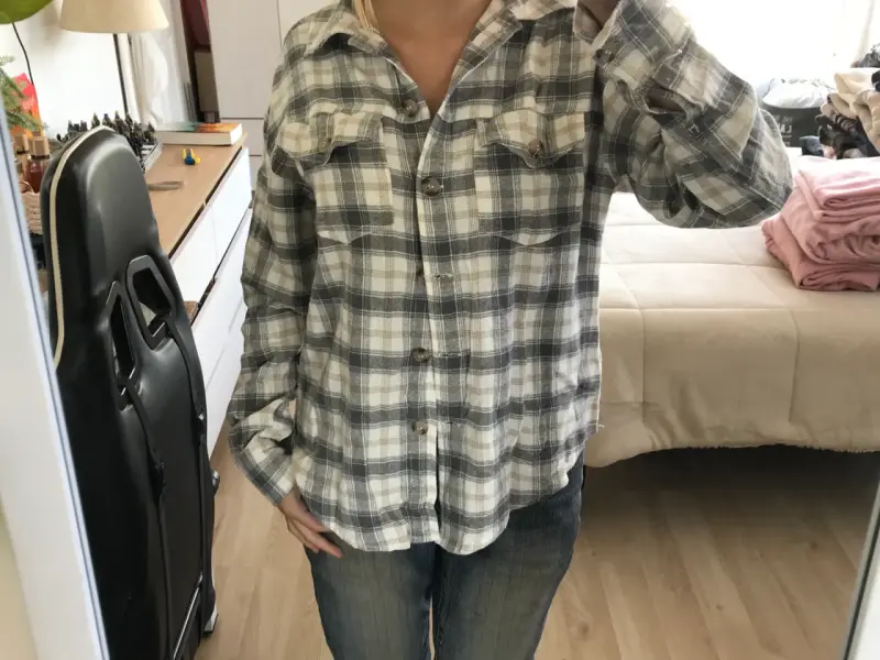 Camisa a cuadros Japna Plaid Collection XS fit S - 1