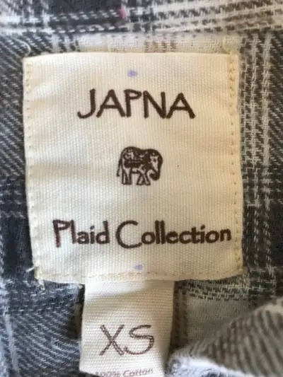 Camisa a cuadros Japna Plaid Collection XS fit S - miniatura 3