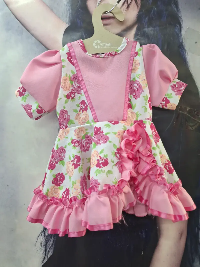 Vestido de bebé huasa - 1