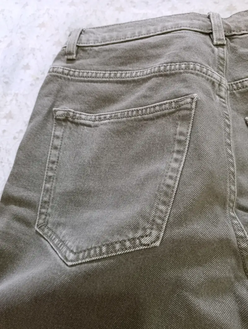 Shorts de mezclilla verdes Zara - 6