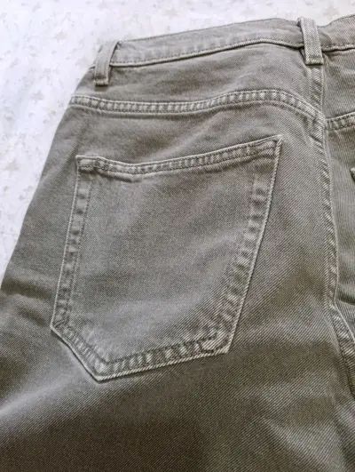 Shorts de mezclilla verdes Zara - miniatura 6