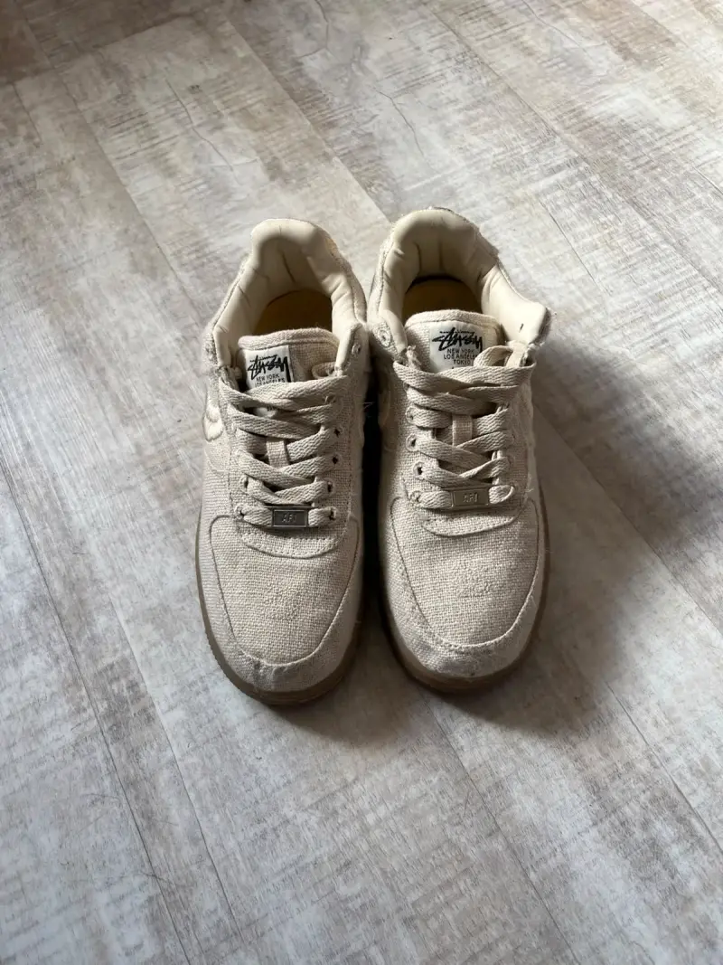 Zapatillas Nike Air Force 1 Stussy Beige - 1