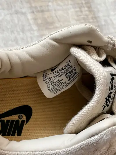 Zapatillas Nike Air Force 1 Stussy Beige - miniatura 4