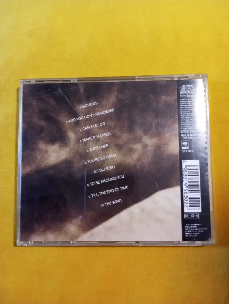 CD Mariah Carey – Emotions (Edición Japonesa Origi - 2