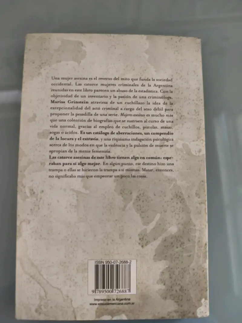 Libro Mujeres Asesinas de Marisa Grinstein - 2