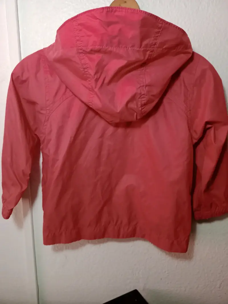 Chaqueta impermeable para niños Columbia roja - 4