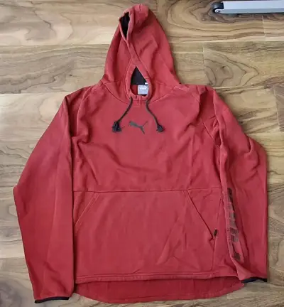 Polerón con capucha rojo Puma para hombre Talla M - miniatura 1