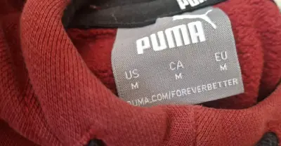 Polerón con capucha rojo Puma para hombre Talla M - miniatura 3