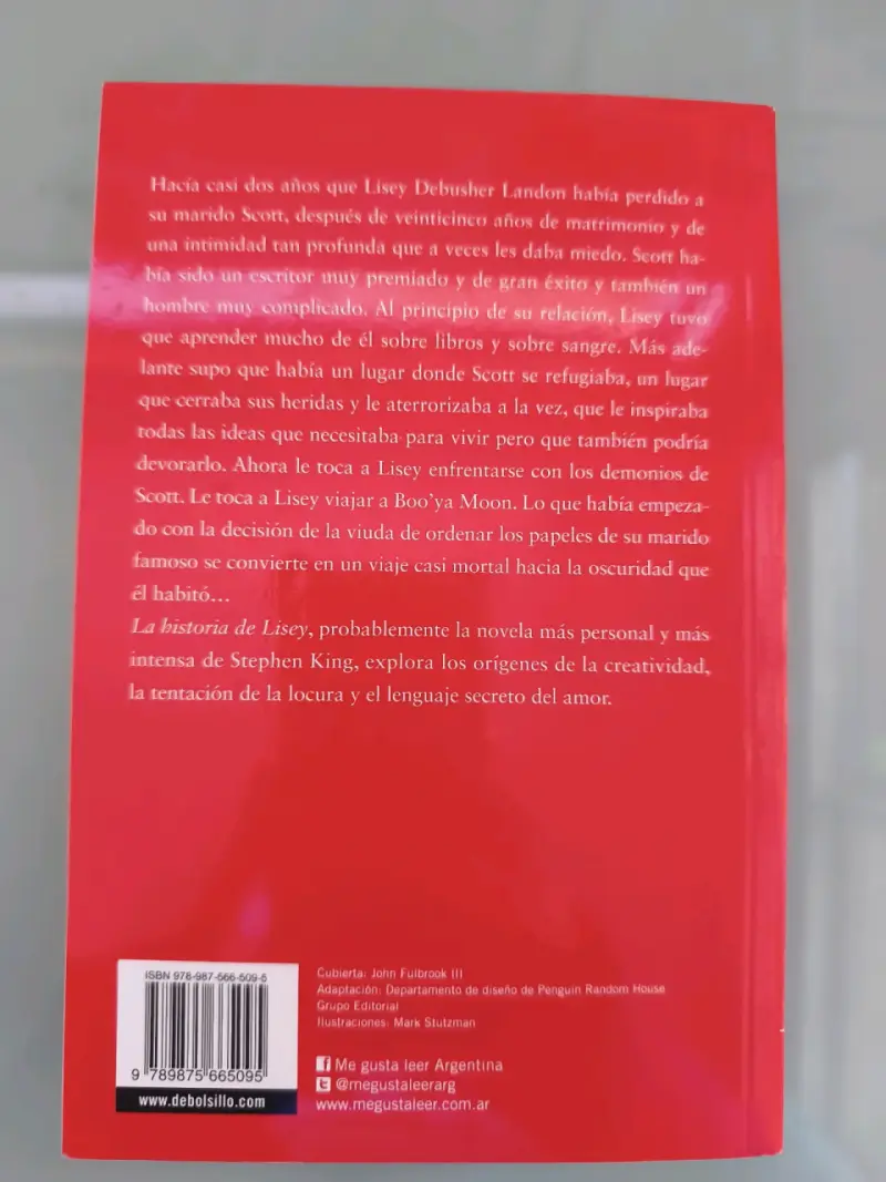 Libro 'La Historia de Lisey' de Stephen King - 2